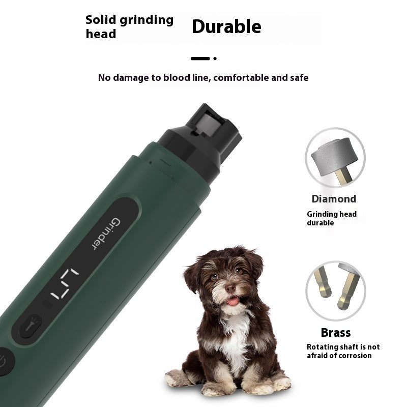 CLAWVERA pet nail grinder with three grinding ports