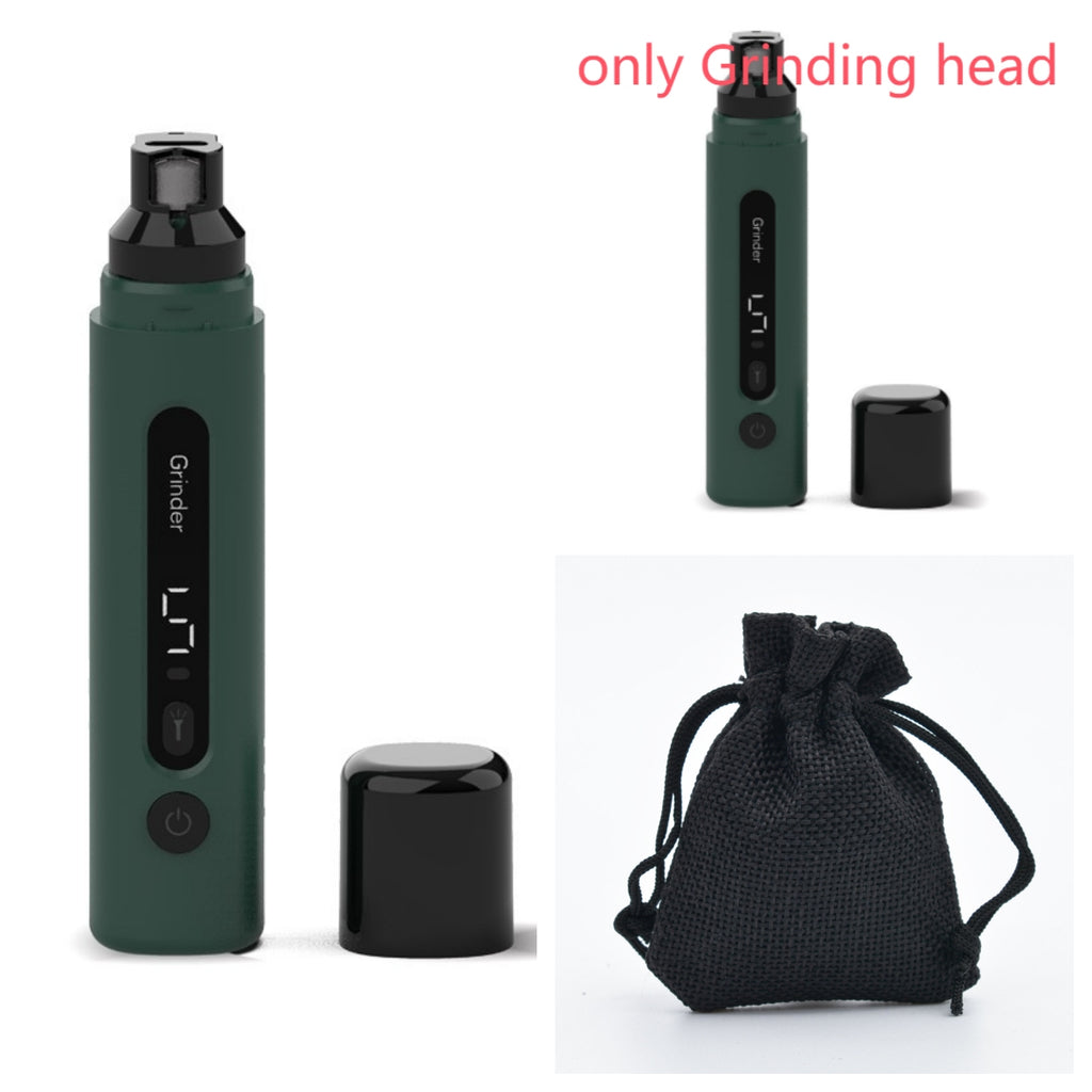 CLAWVERA low-vibration rechargeable pet nail grinder