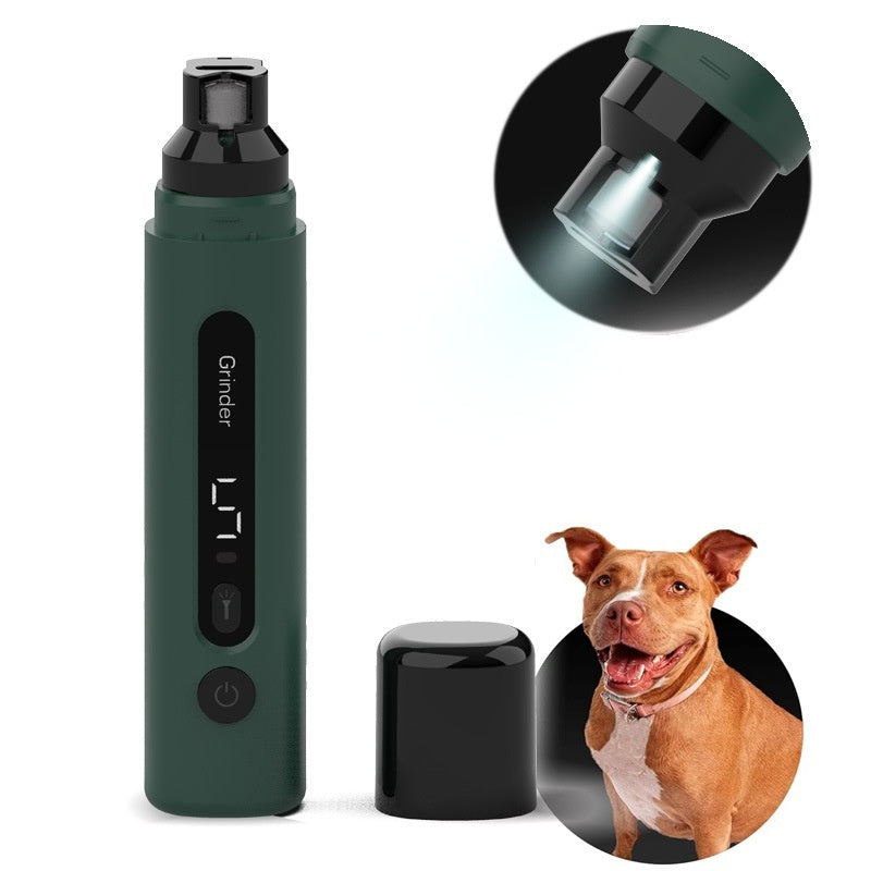 CLAWVERA rechargeable pet nail grinder for dogs and cats